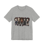Horror Icons Chibi Tee — Cute Killer Characters Graphic T-Shirt