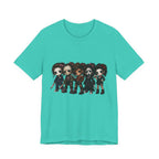 Horror Icons Chibi Tee — Cute Killer Characters Graphic T-Shirt