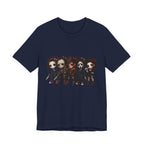 Horror Icons Chibi Tee — Cute Killer Characters Graphic T-Shirt