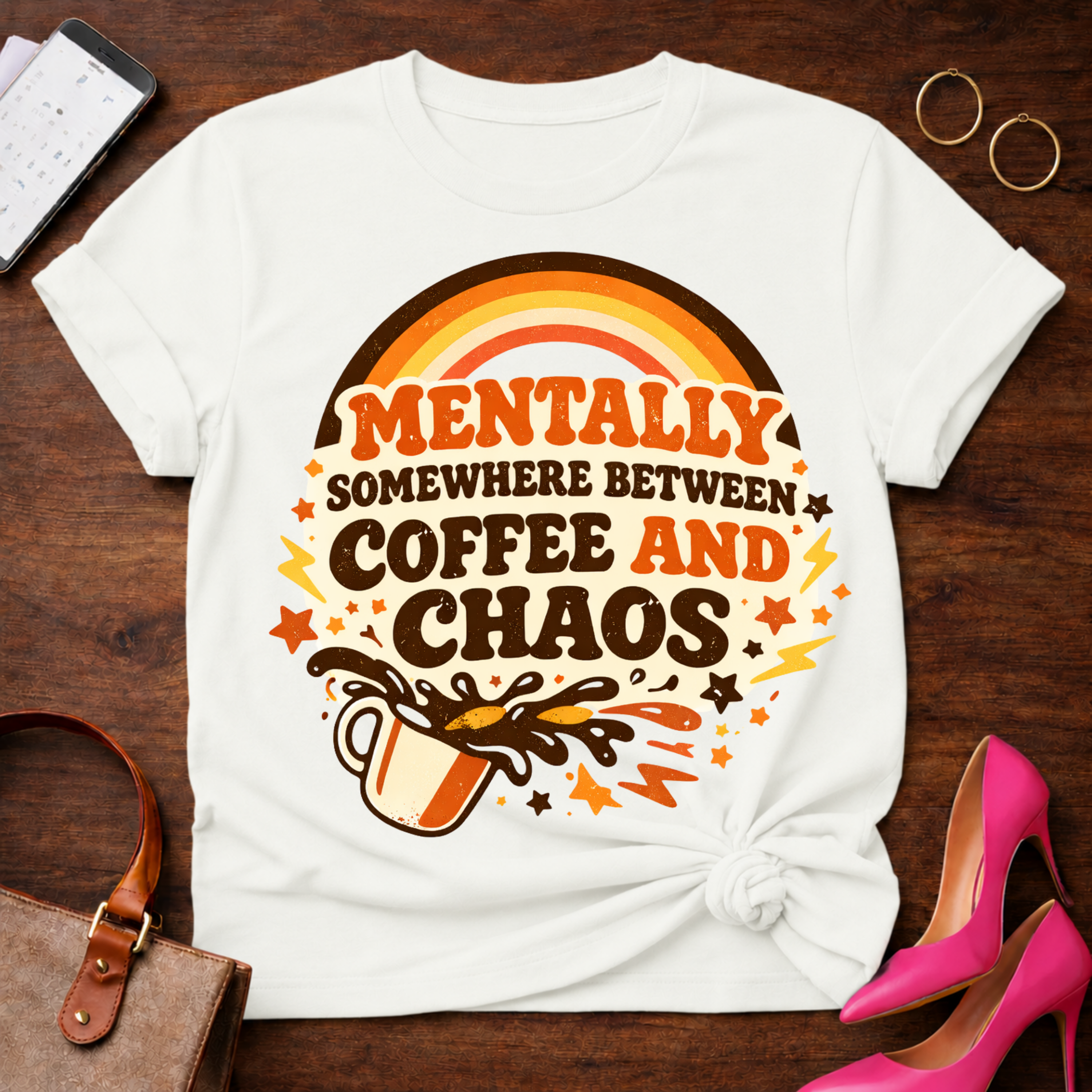 Copy of Mood: Pending Tee — "Mood: Pending. check back never." Graphic T-Shirt