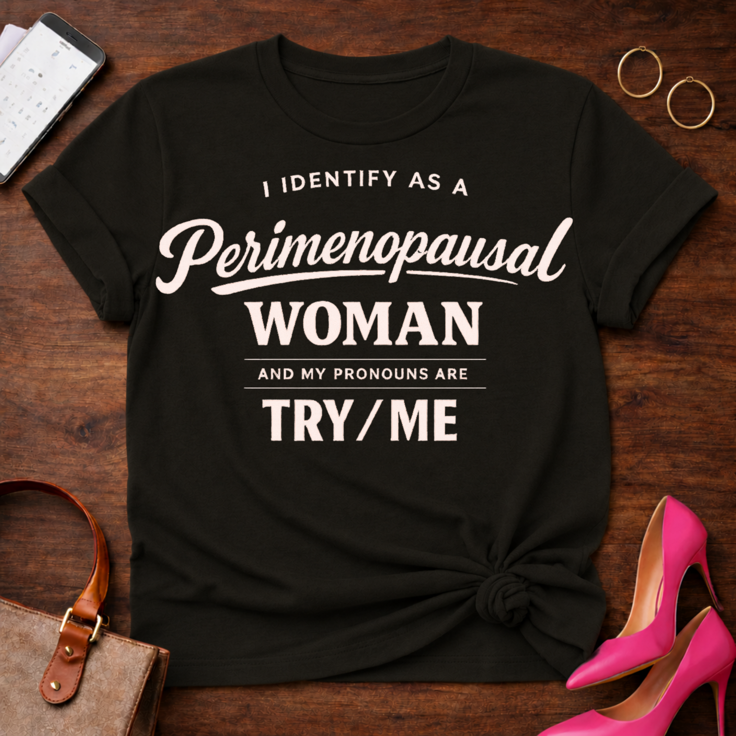 Mood: Pending Tee — "Mood: Pending. check back never." Graphic T-Shirt