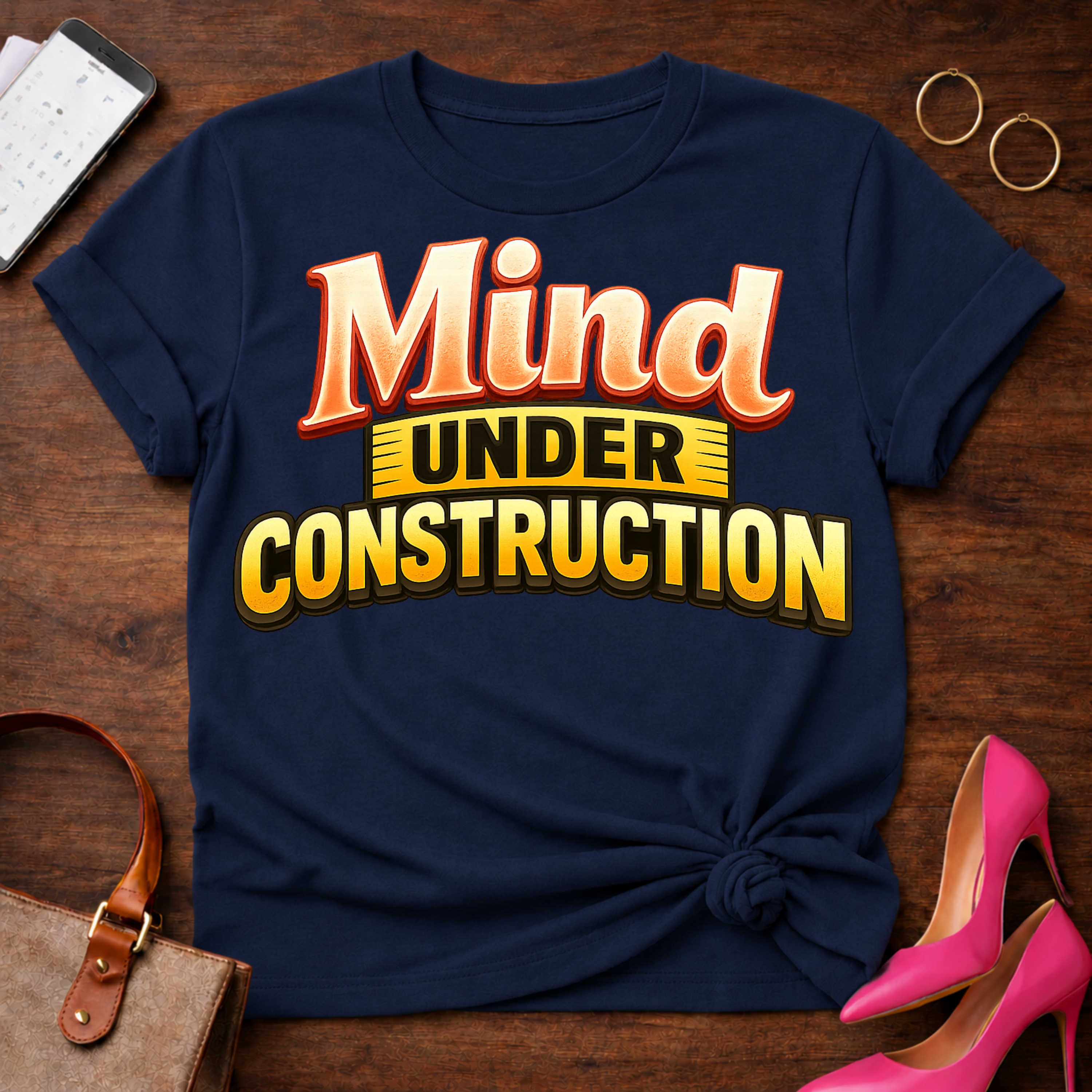 Mind Under Construction . Graphic T-Shirt