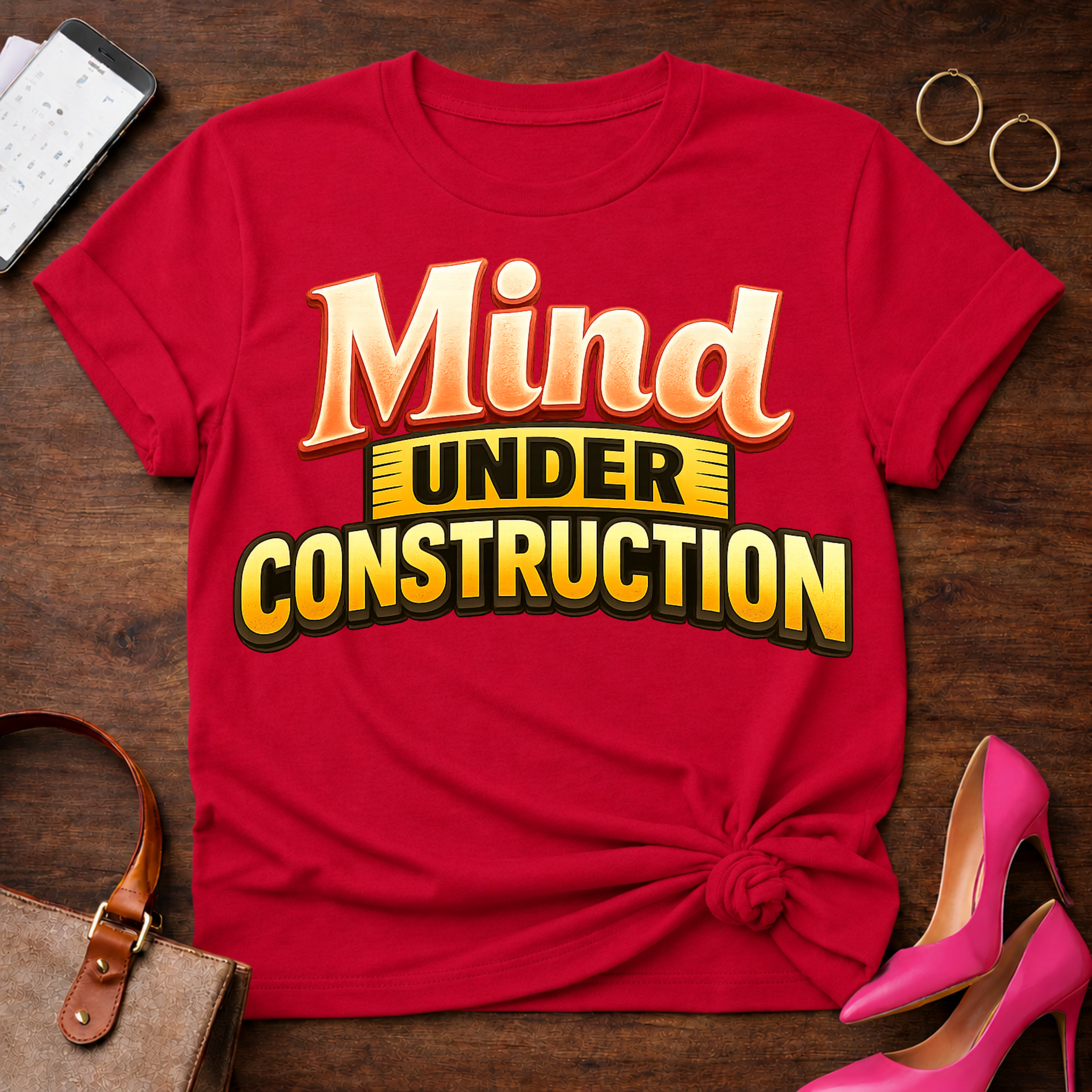 Mind Under Construction . Graphic T-Shirt