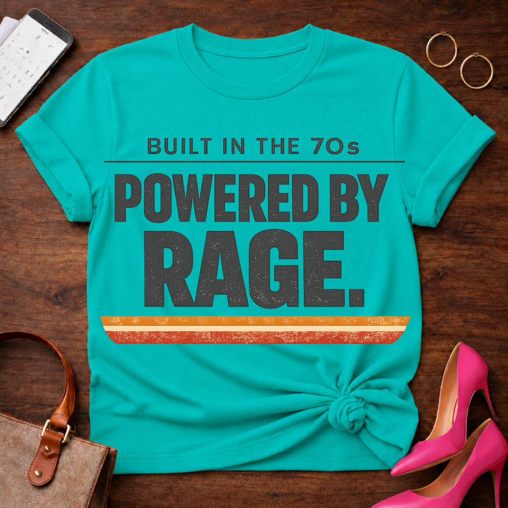 Powered By Rage  Graphic T-Shirt
