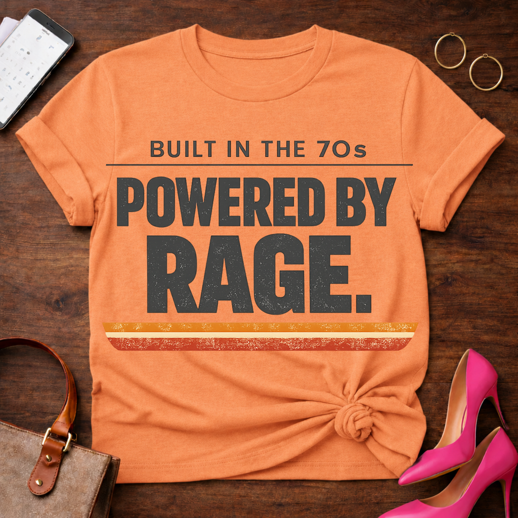 Powered By Rage  Graphic T-Shirt