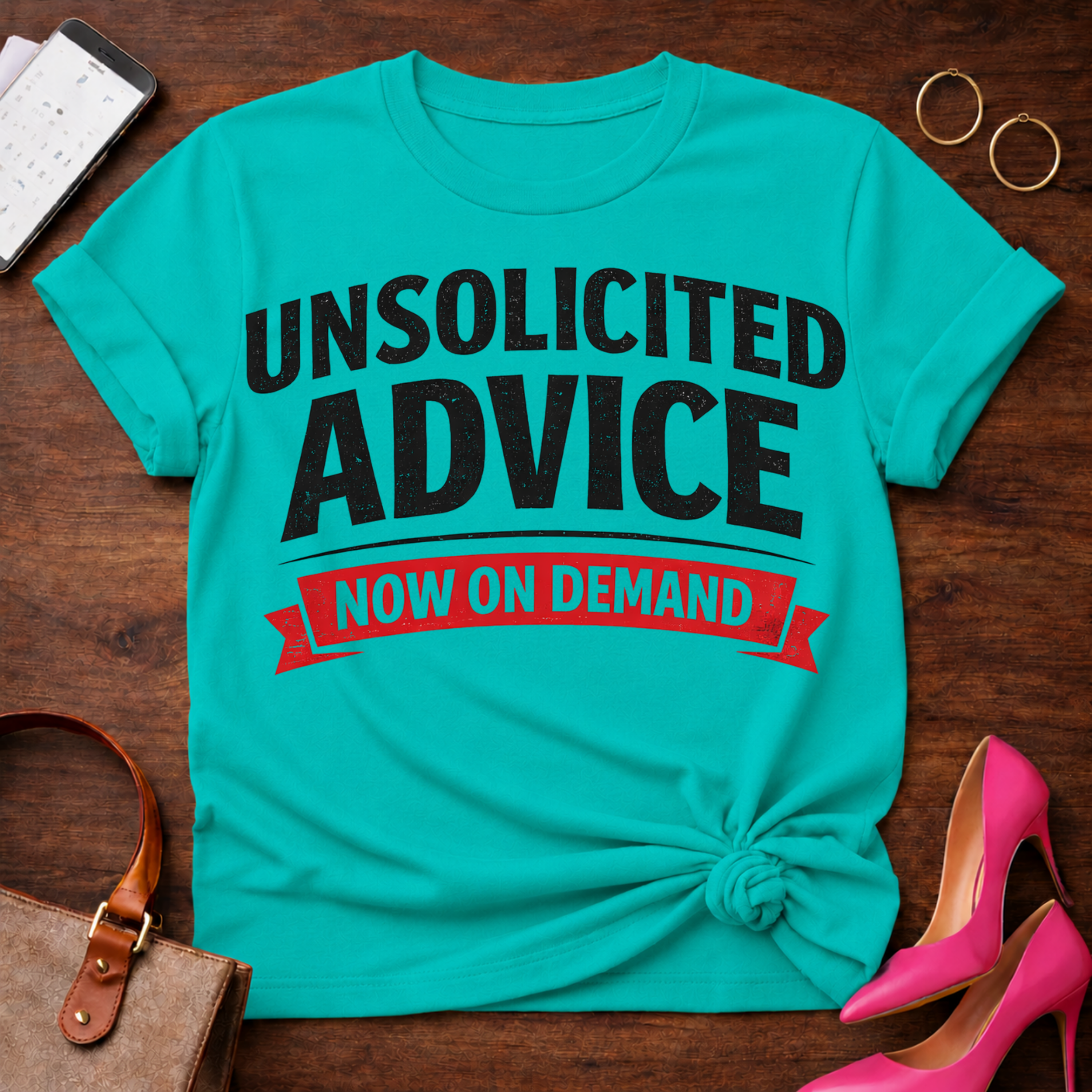 Unsolicited Advice Now on Demand . Graphic T-Shirt