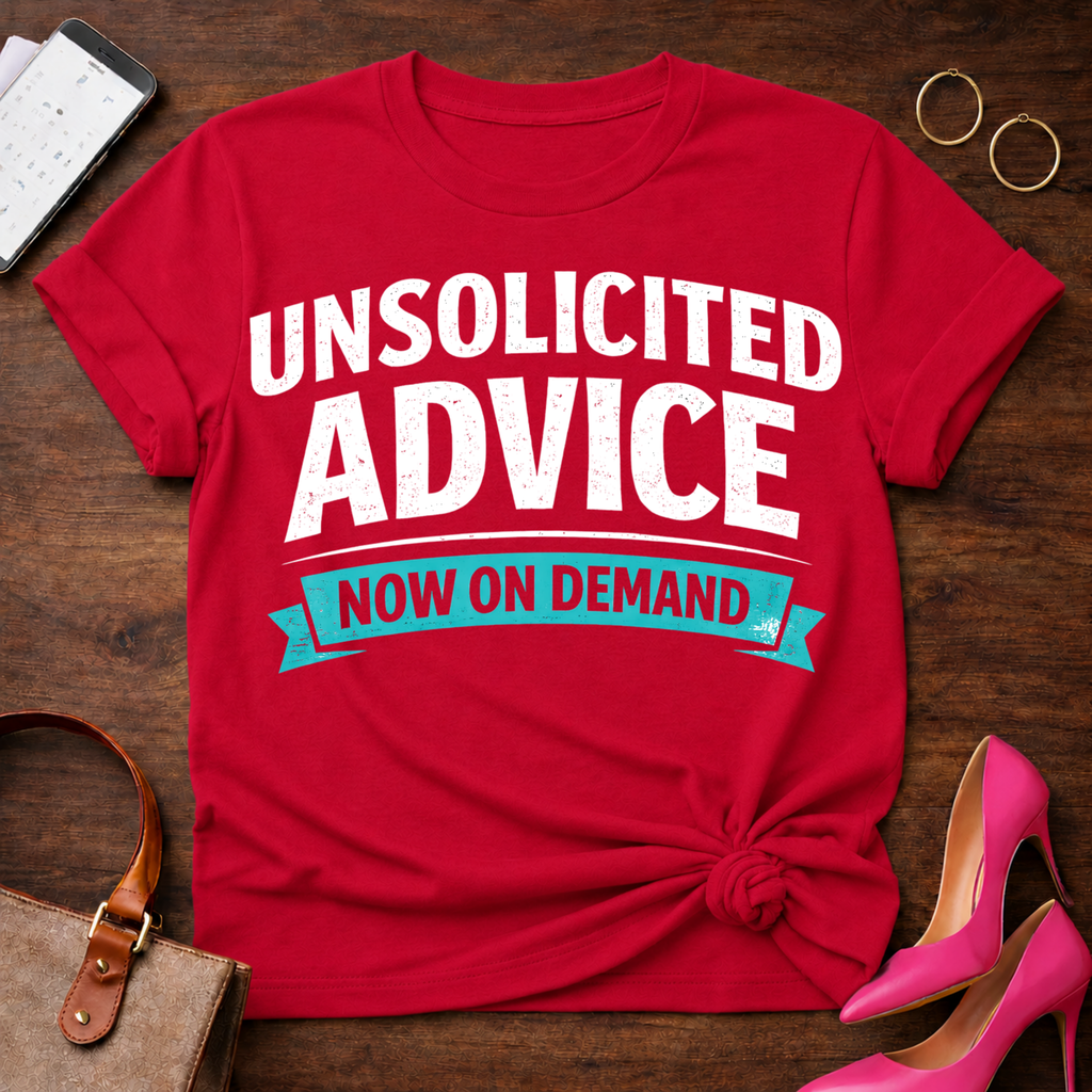 Unsolicited Advice Now on Demand . Graphic T-Shirt