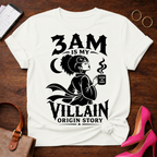 3AM Villain Origin Story Graphic T-Shirt