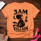 3AM Villain Origin Story Graphic T-Shirt