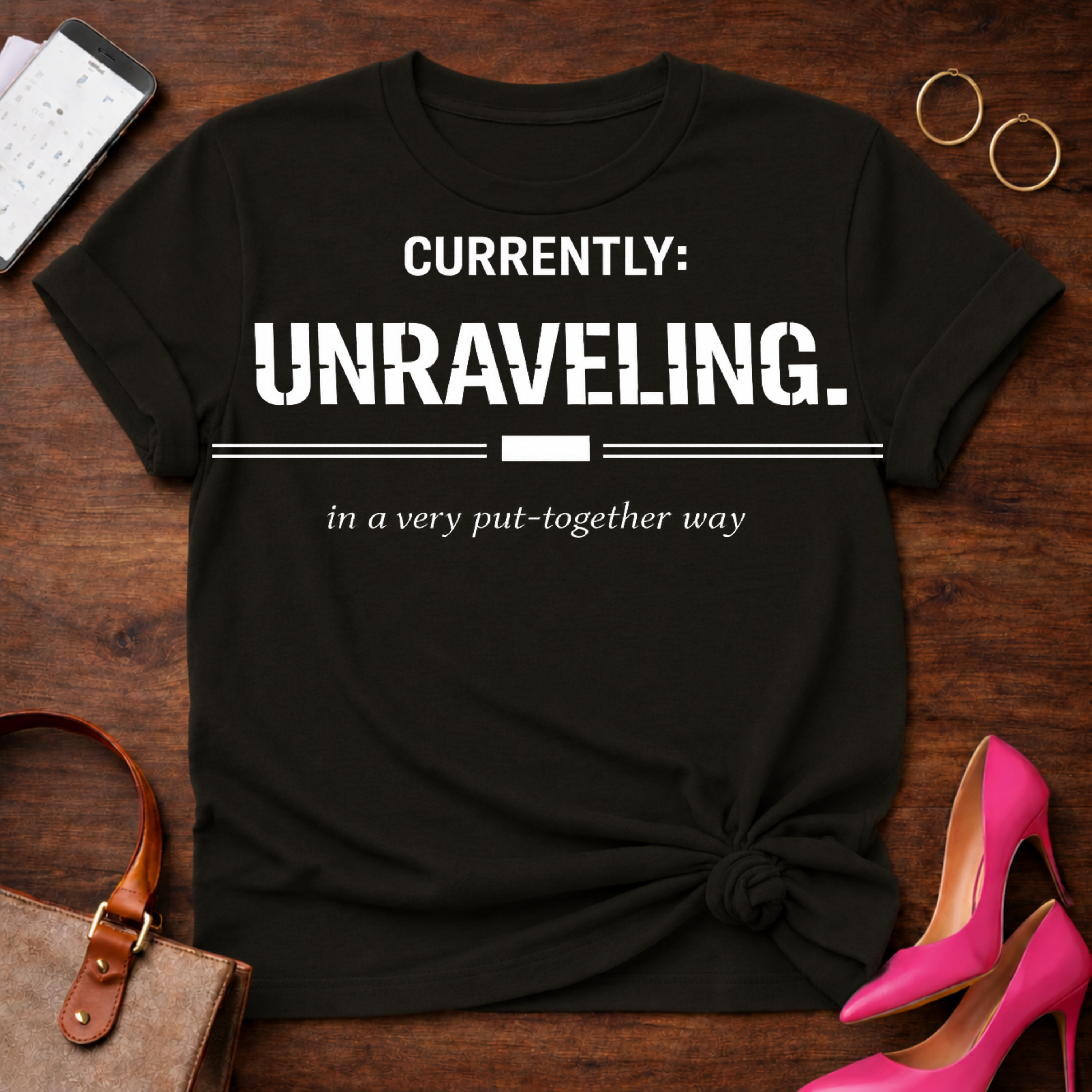 Currently Unraveling Graphic T-Shirt