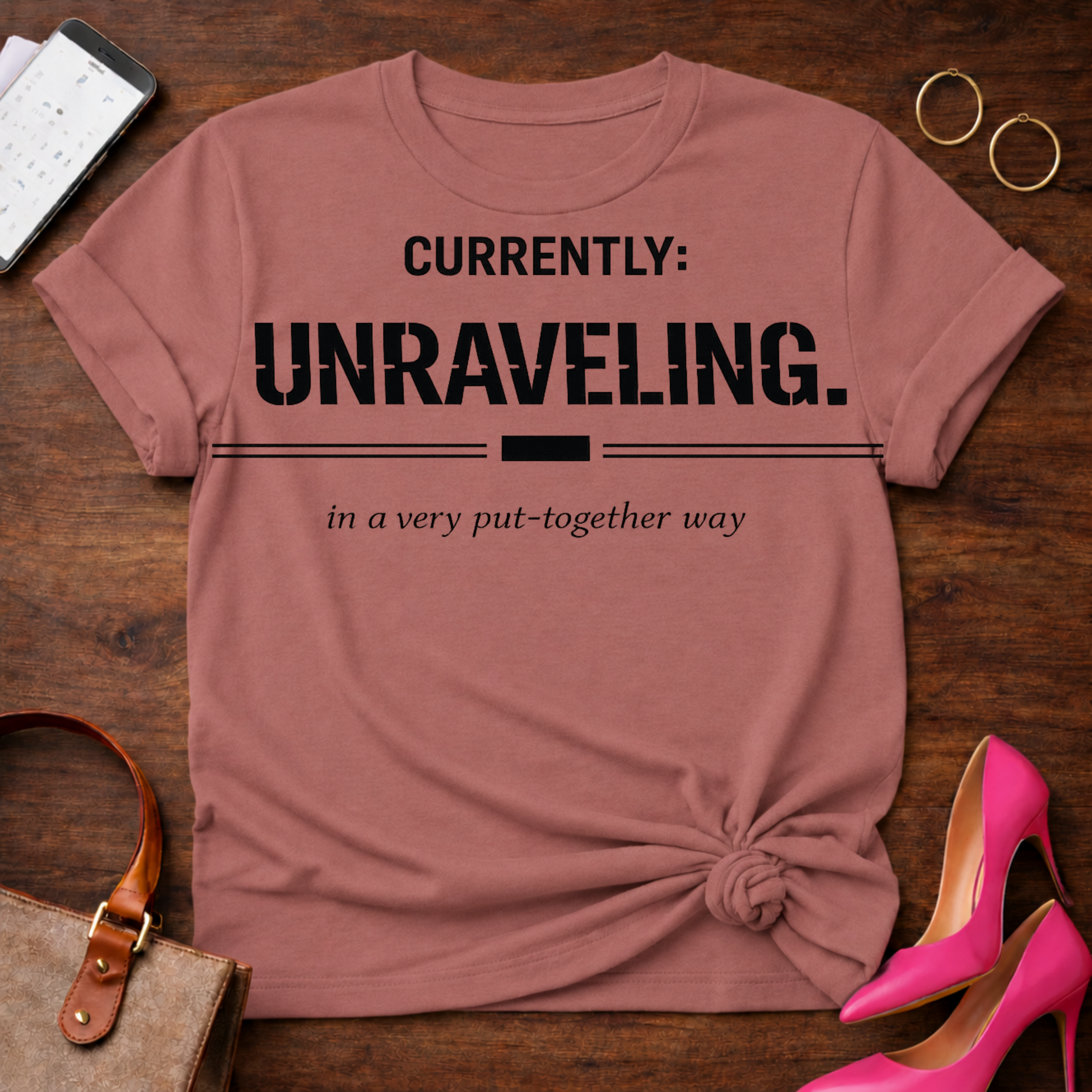 Currently Unraveling Graphic T-Shirt