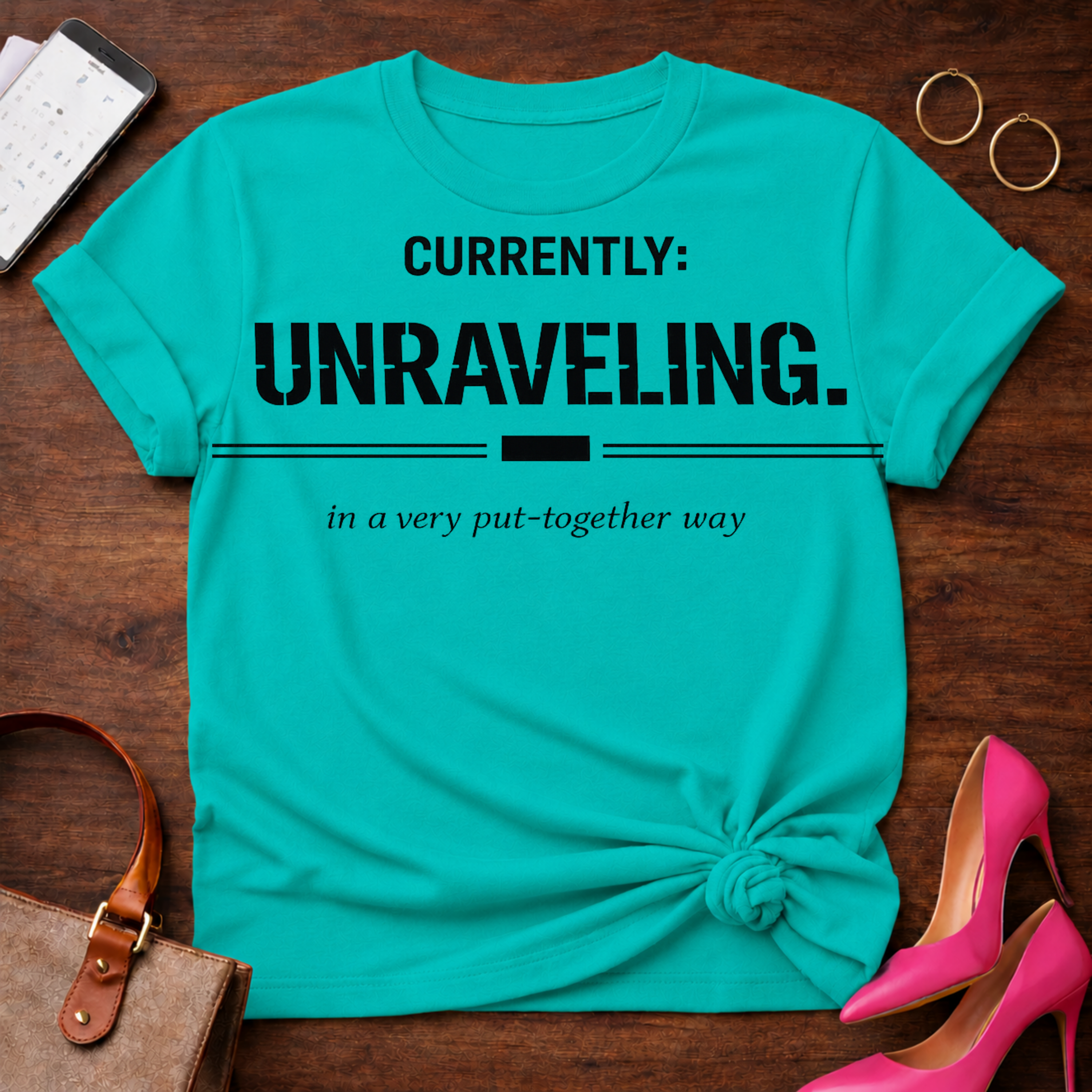 Currently Unraveling Graphic T-Shirt