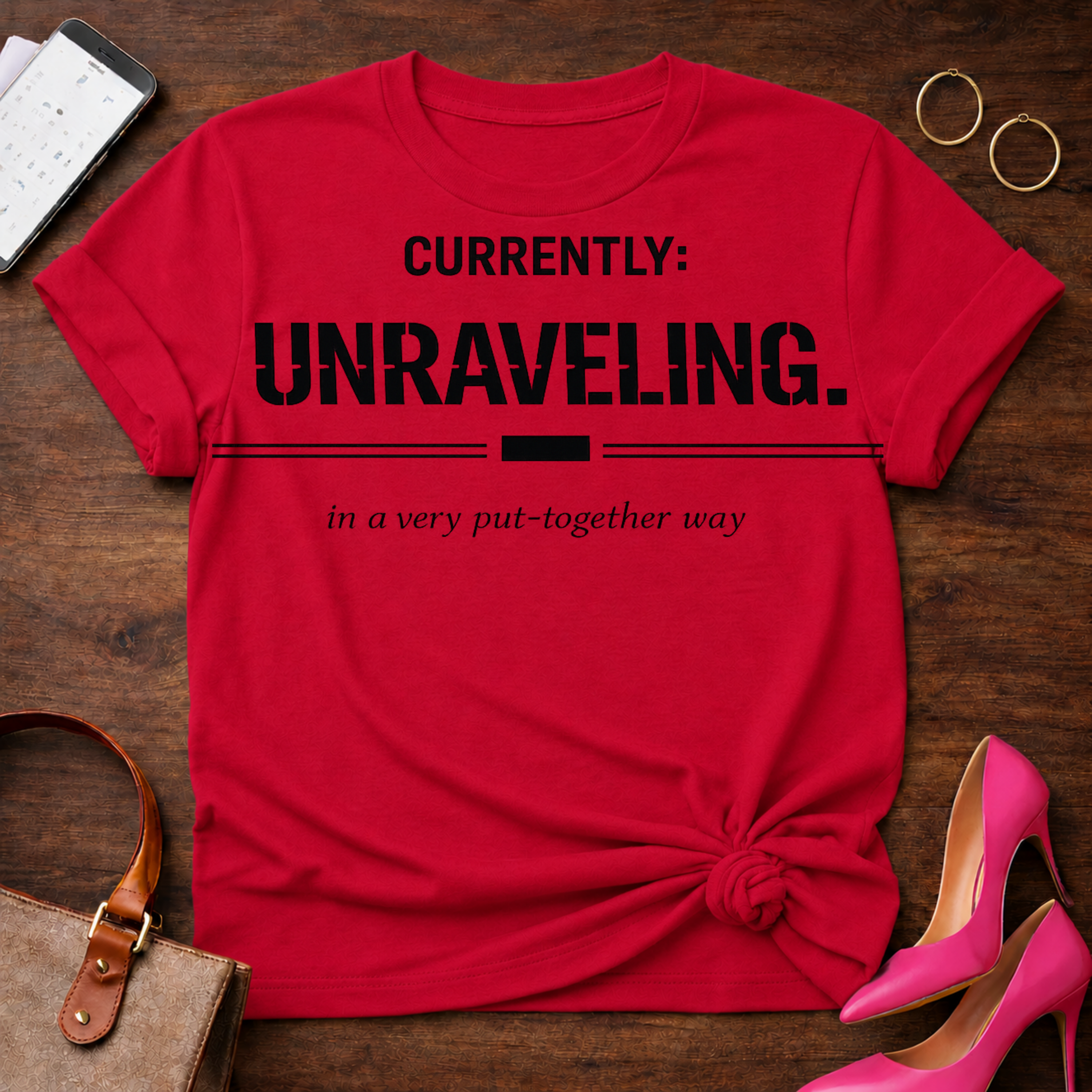 Currently Unraveling Graphic T-Shirt