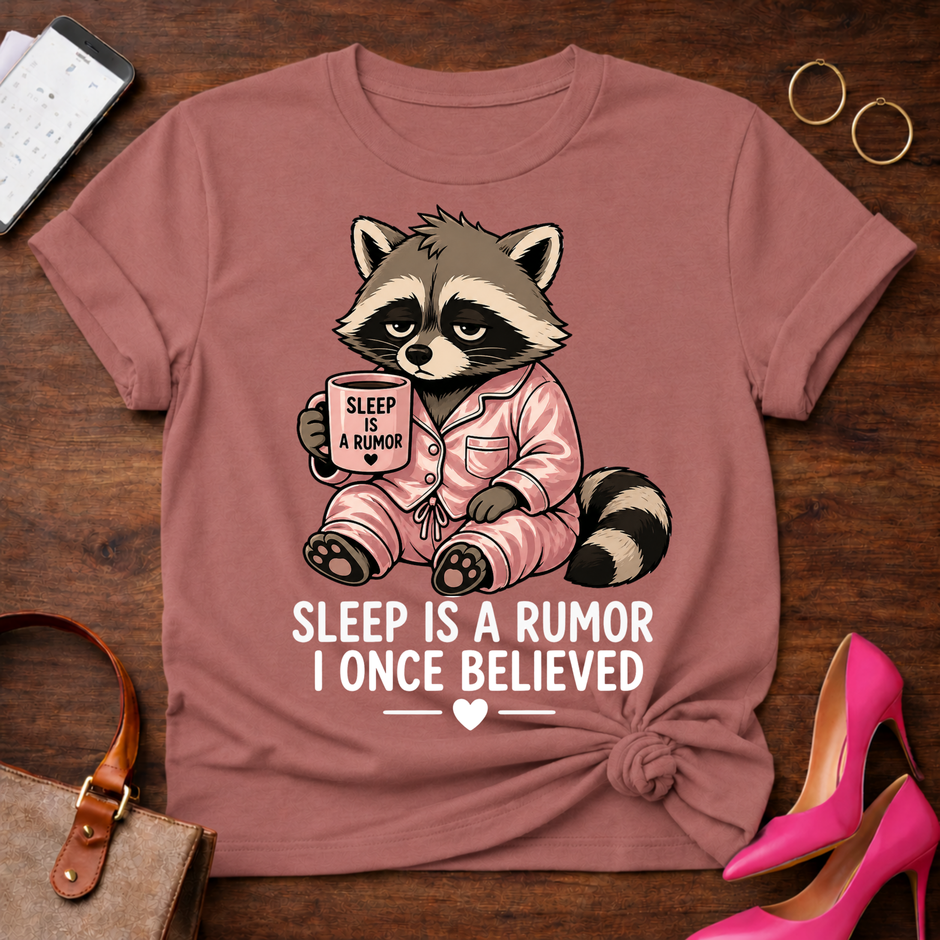 Sleep Is a Rumor I Once Believed Graphic T-Shirt