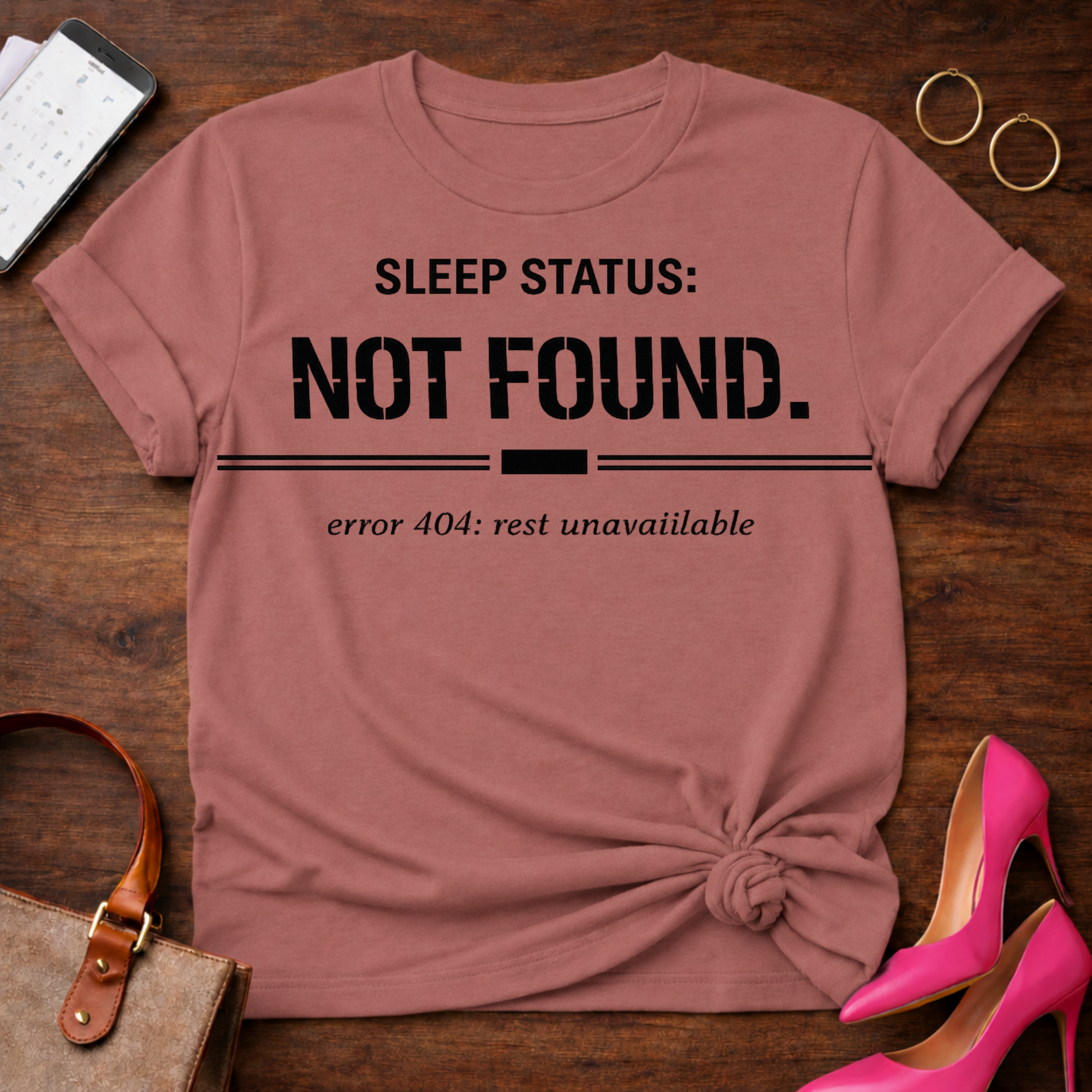 Sleep Status Not Found . Graphic T-Shirt