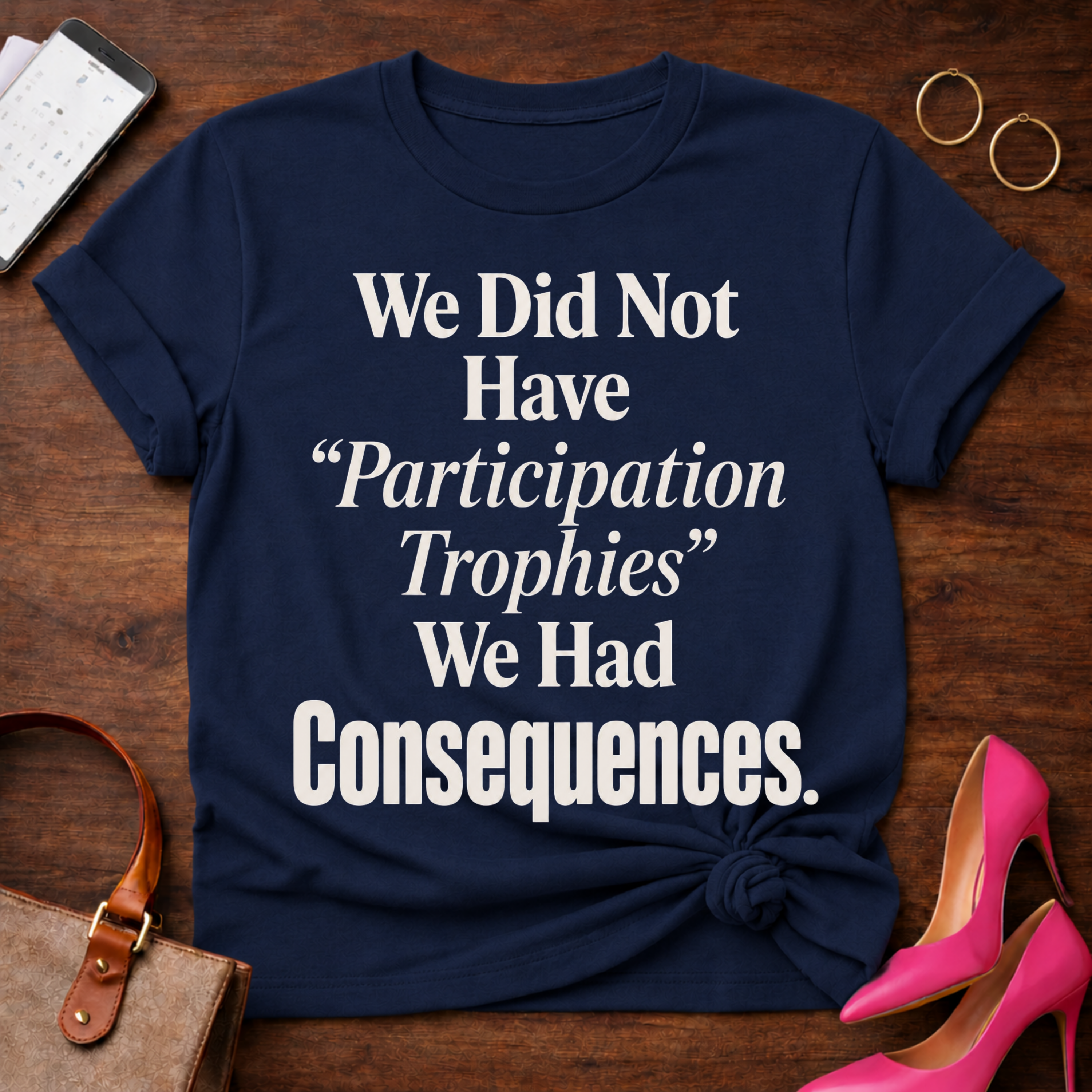 No Participation Trophies . Graphic T-Shirt