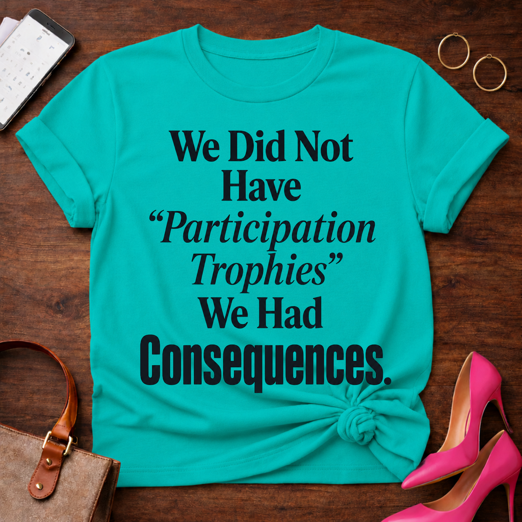 No Participation Trophies . Graphic T-Shirt