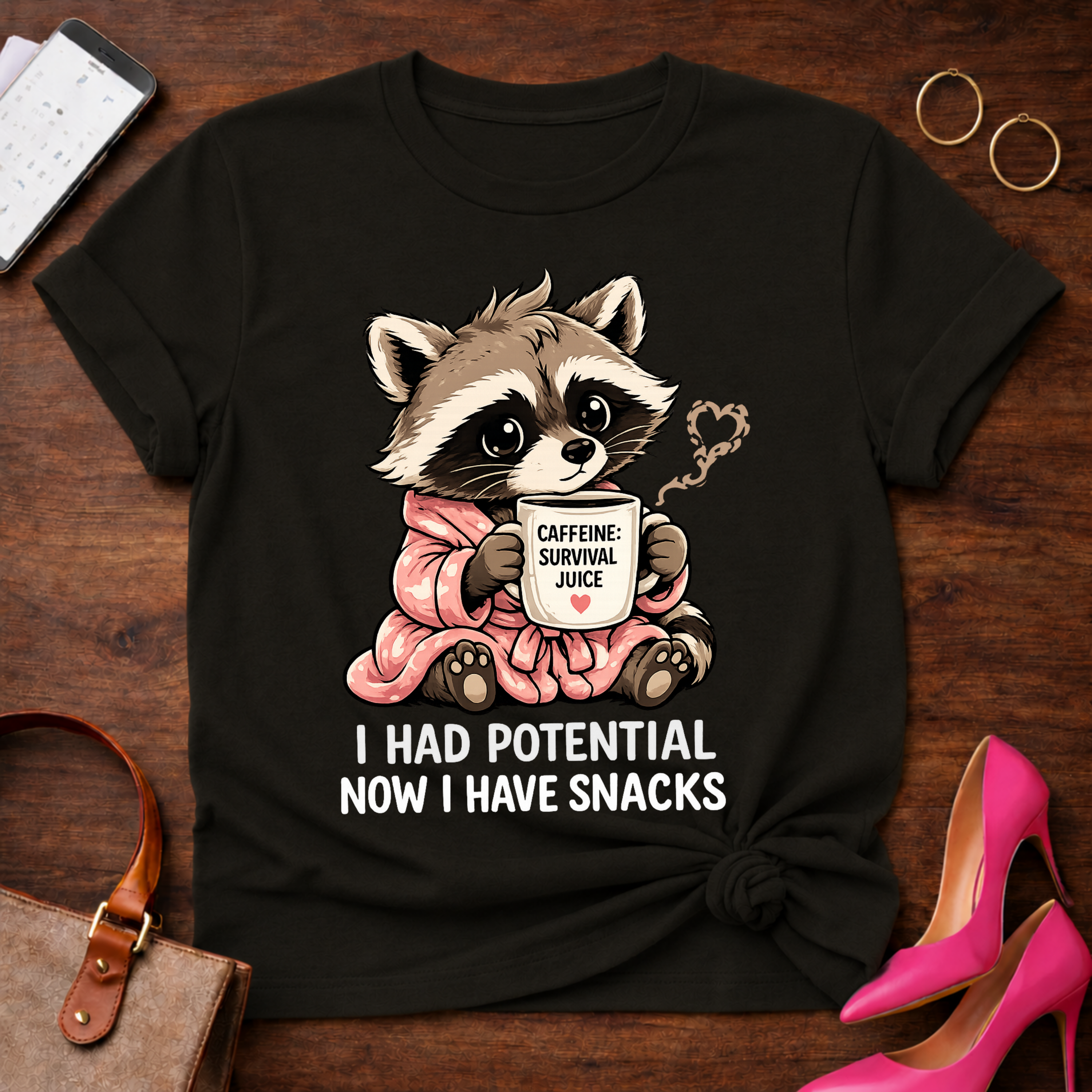 I Had Potential. Now I Have Snacks Graphic T-Shirt