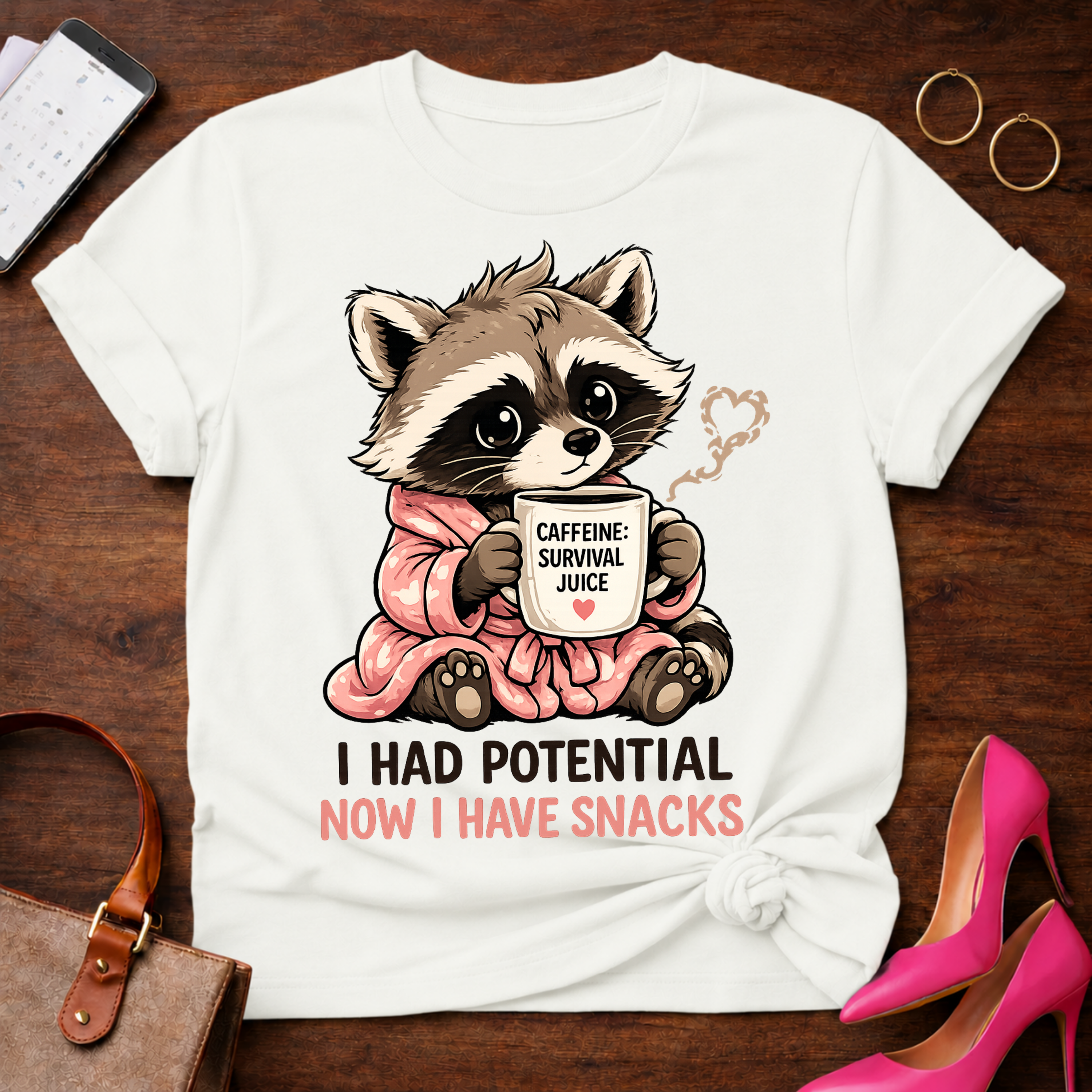 I Had Potential. Now I Have Snacks Graphic T-Shirt