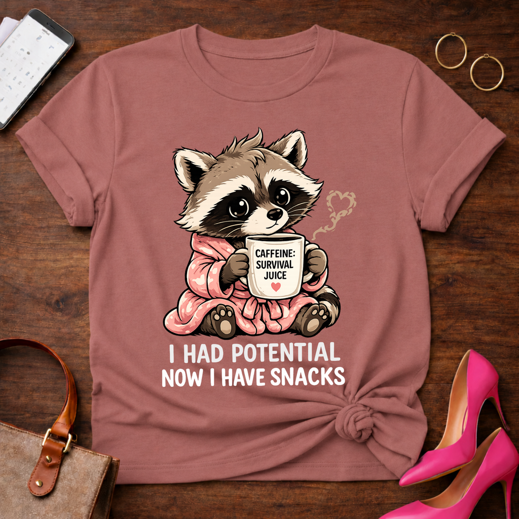I Had Potential. Now I Have Snacks Graphic T-Shirt