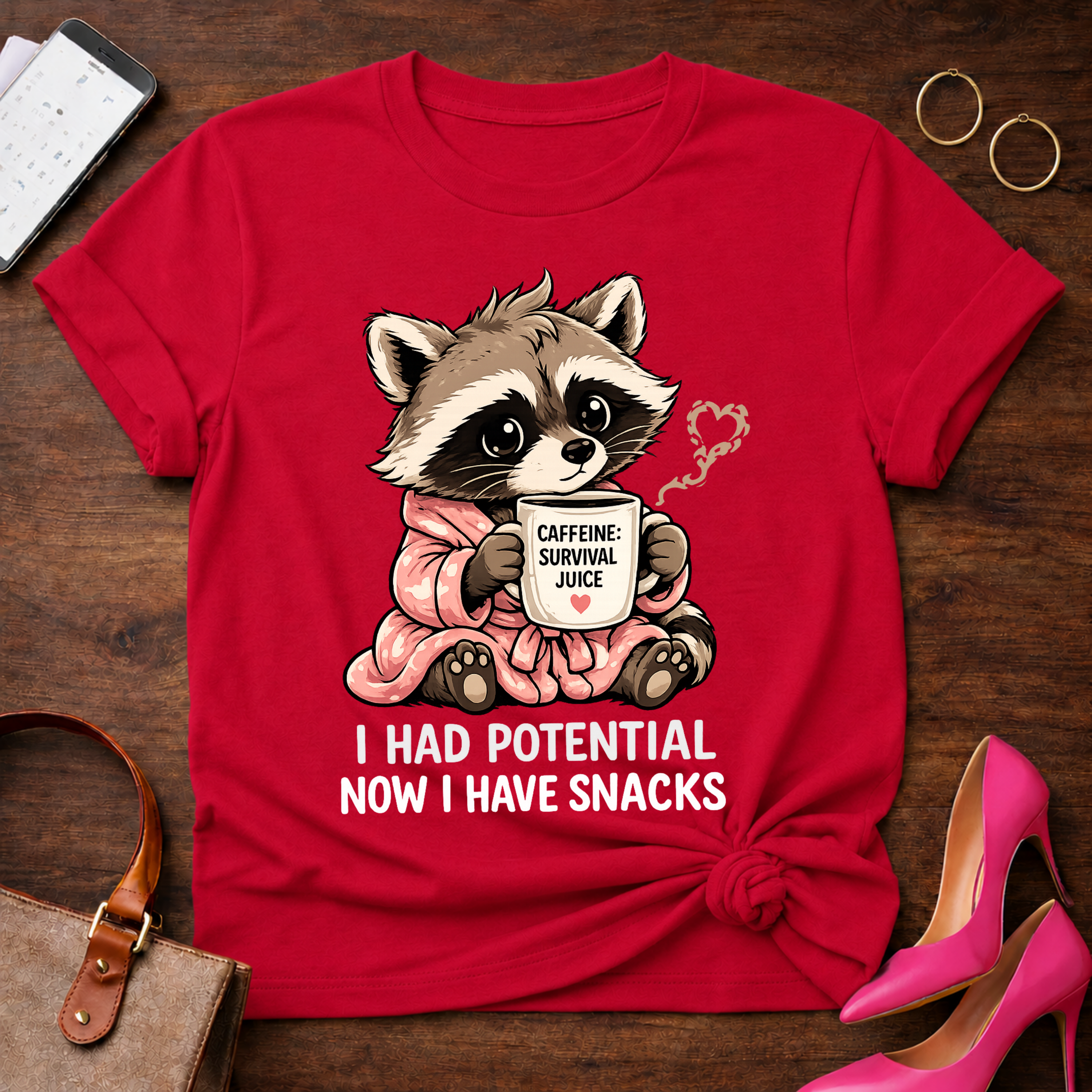 I Had Potential. Now I Have Snacks Graphic T-Shirt