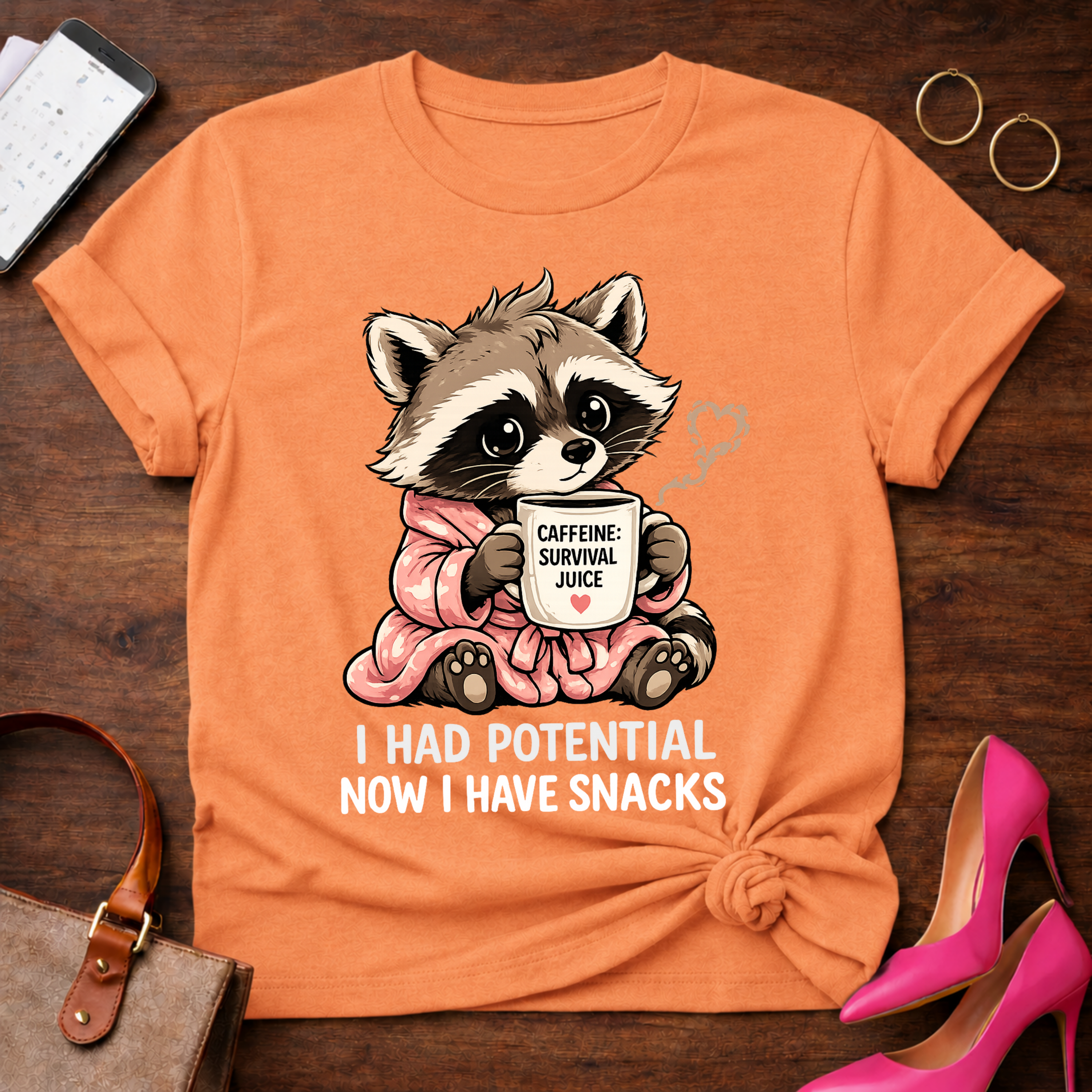 I Had Potential. Now I Have Snacks Graphic T-Shirt