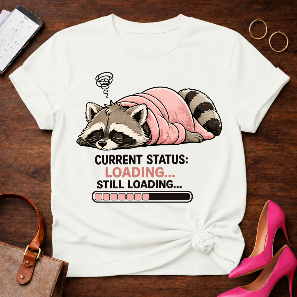 Current Status Loading Graphic T-Shirt