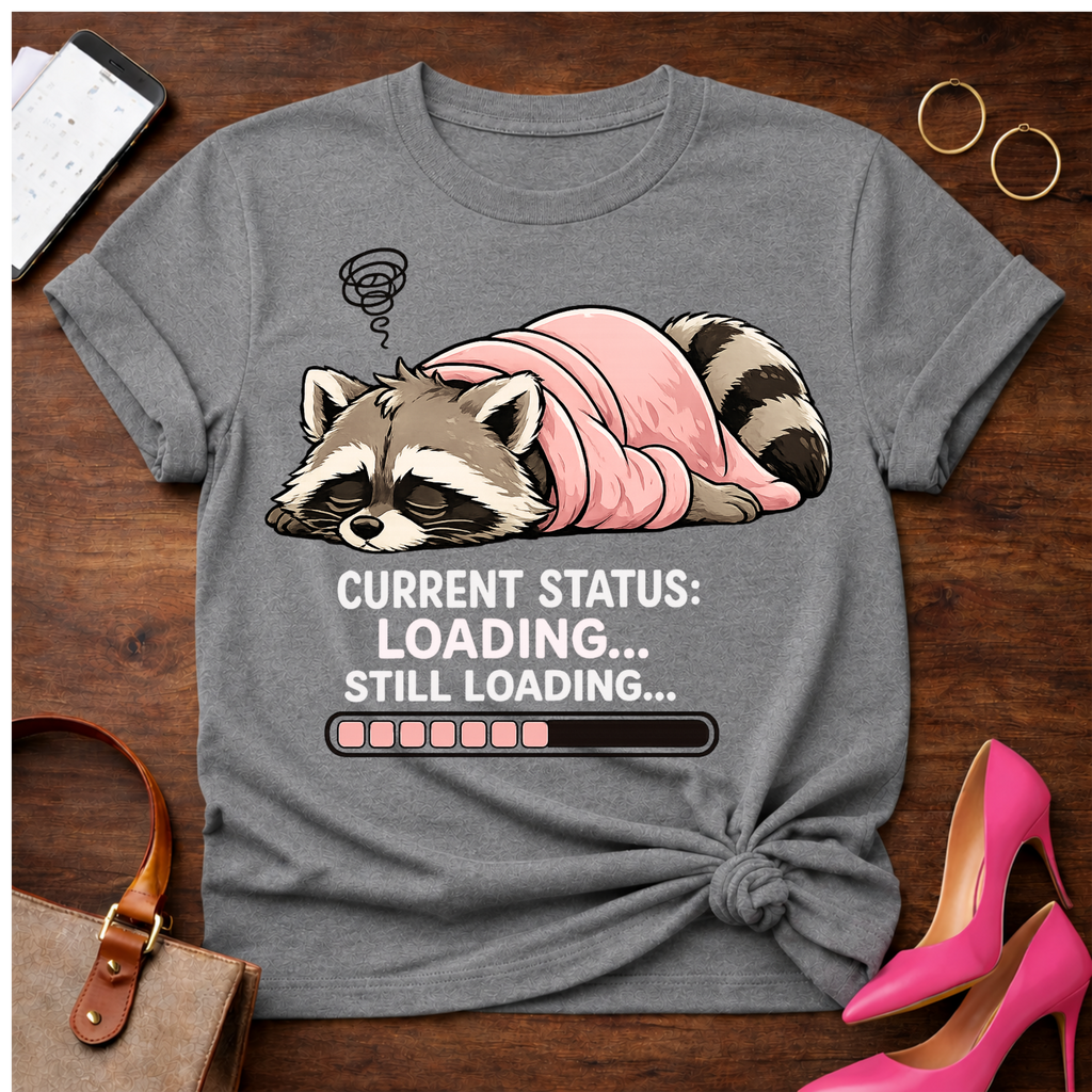 Current Status Loading Graphic T-Shirt