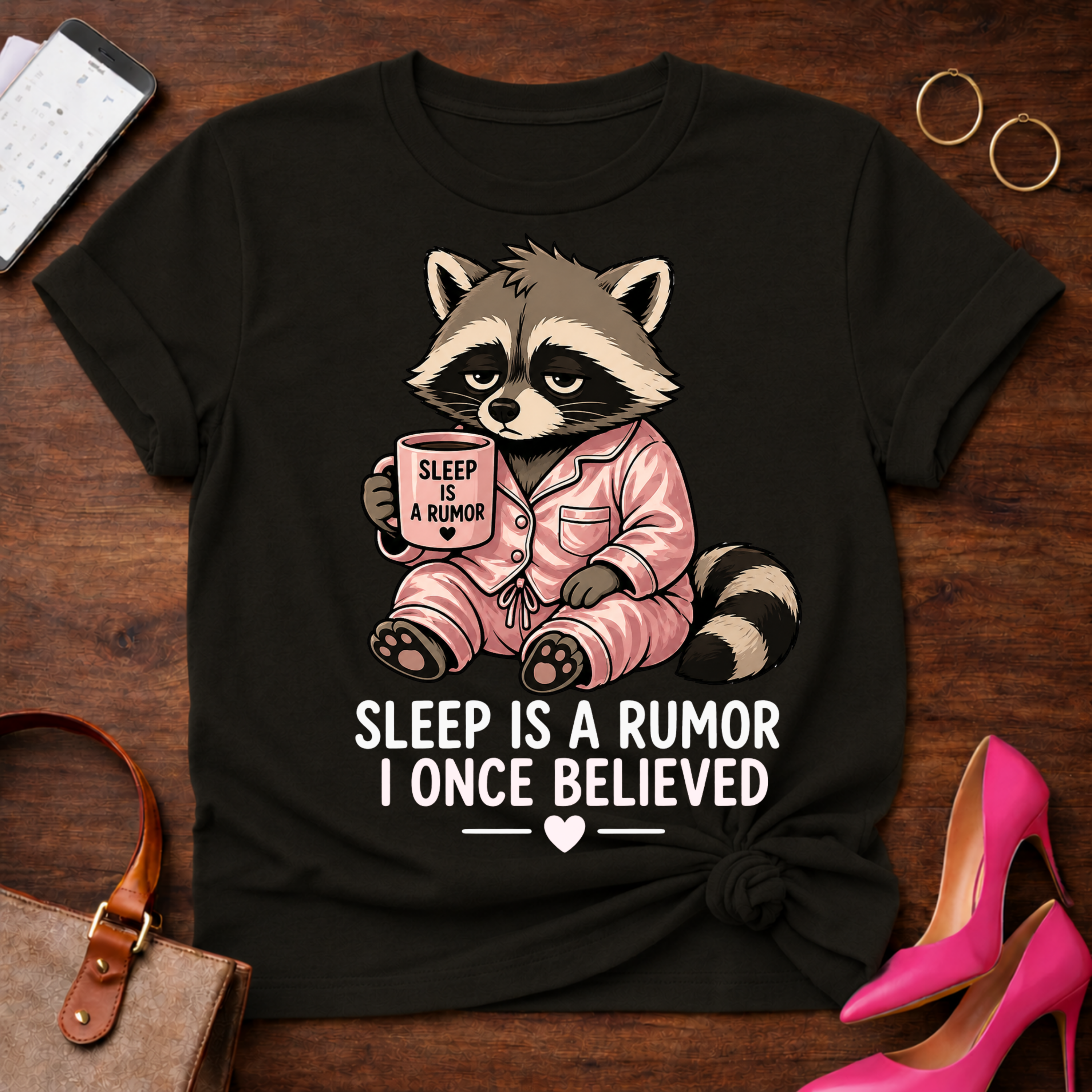 Sleep Is A Rumor I Once Believed Graphic T-Shirt