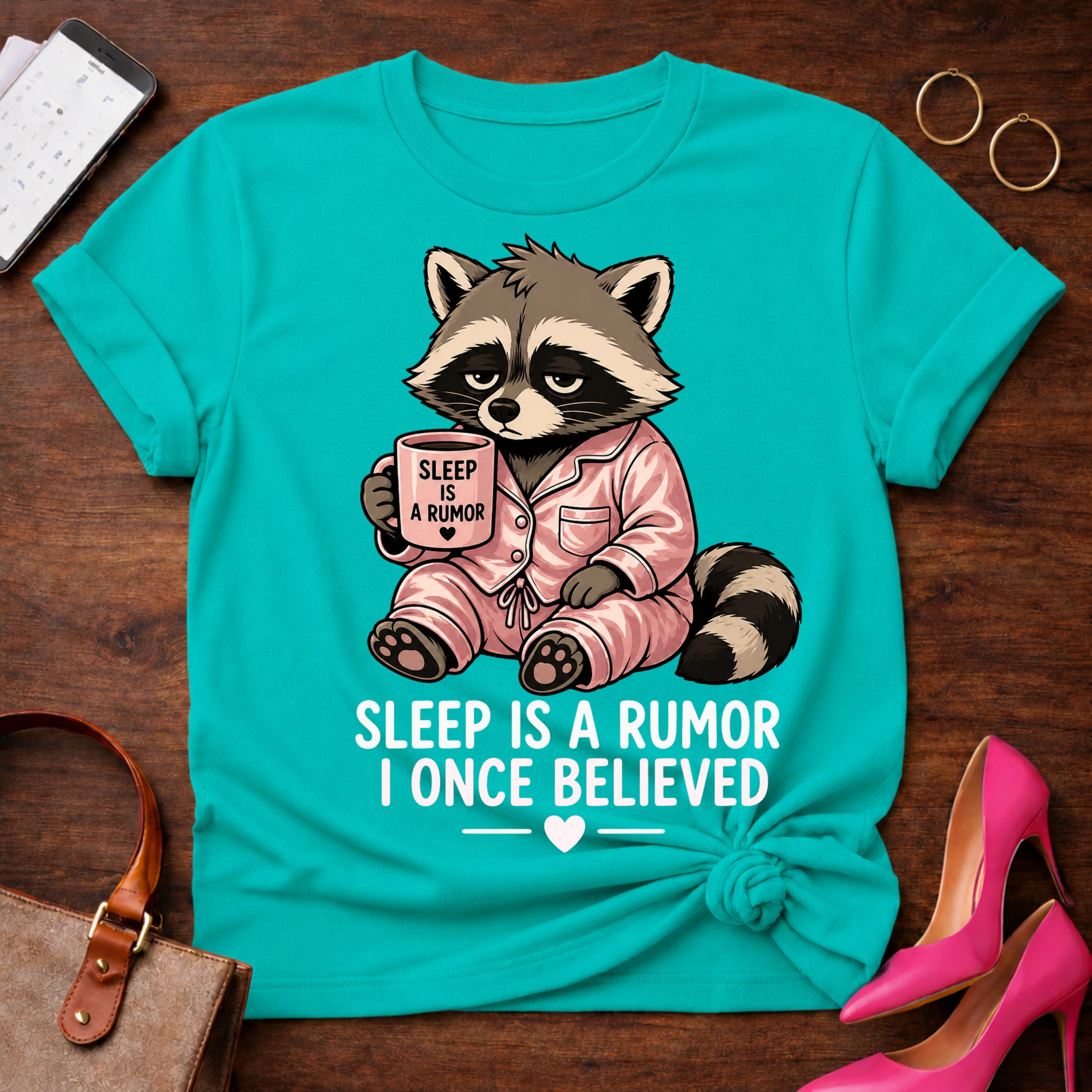 Sleep Is A Rumor I Once Believed Graphic T-Shirt