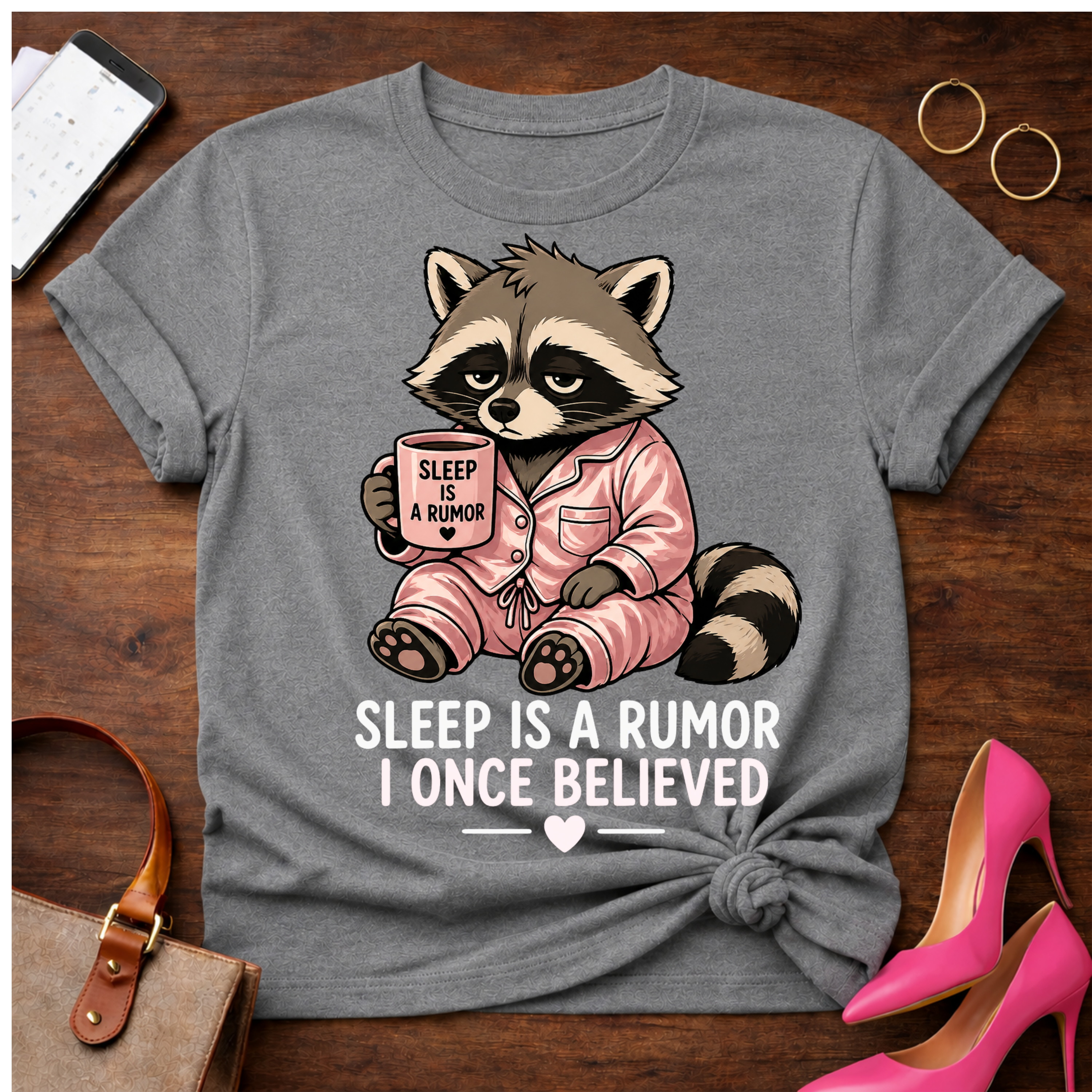 Sleep Is A Rumor I Once Believed Graphic T-Shirt
