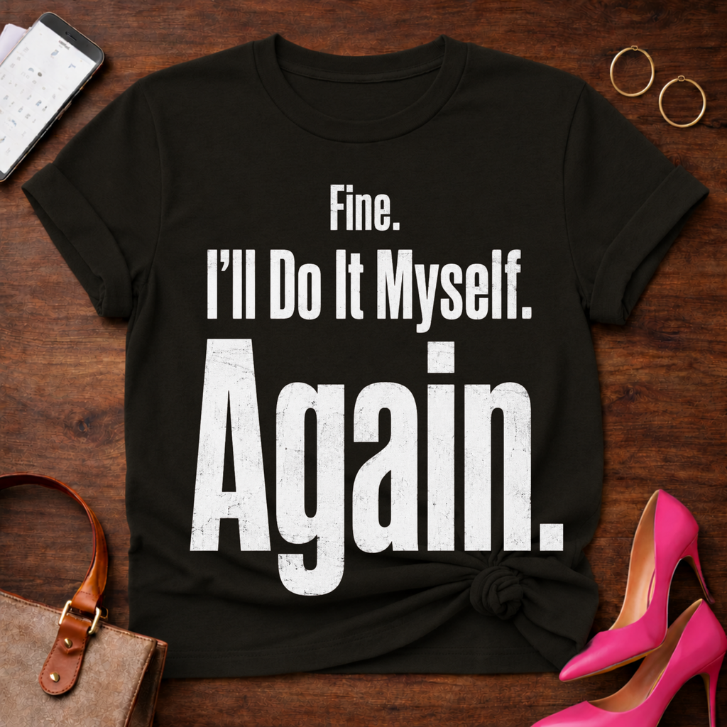 Fine. I'll Do It Myself. Again Graphic T-Shirt