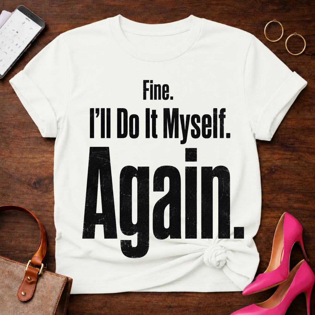 Fine. I'll Do It Myself. Again Graphic T-Shirt