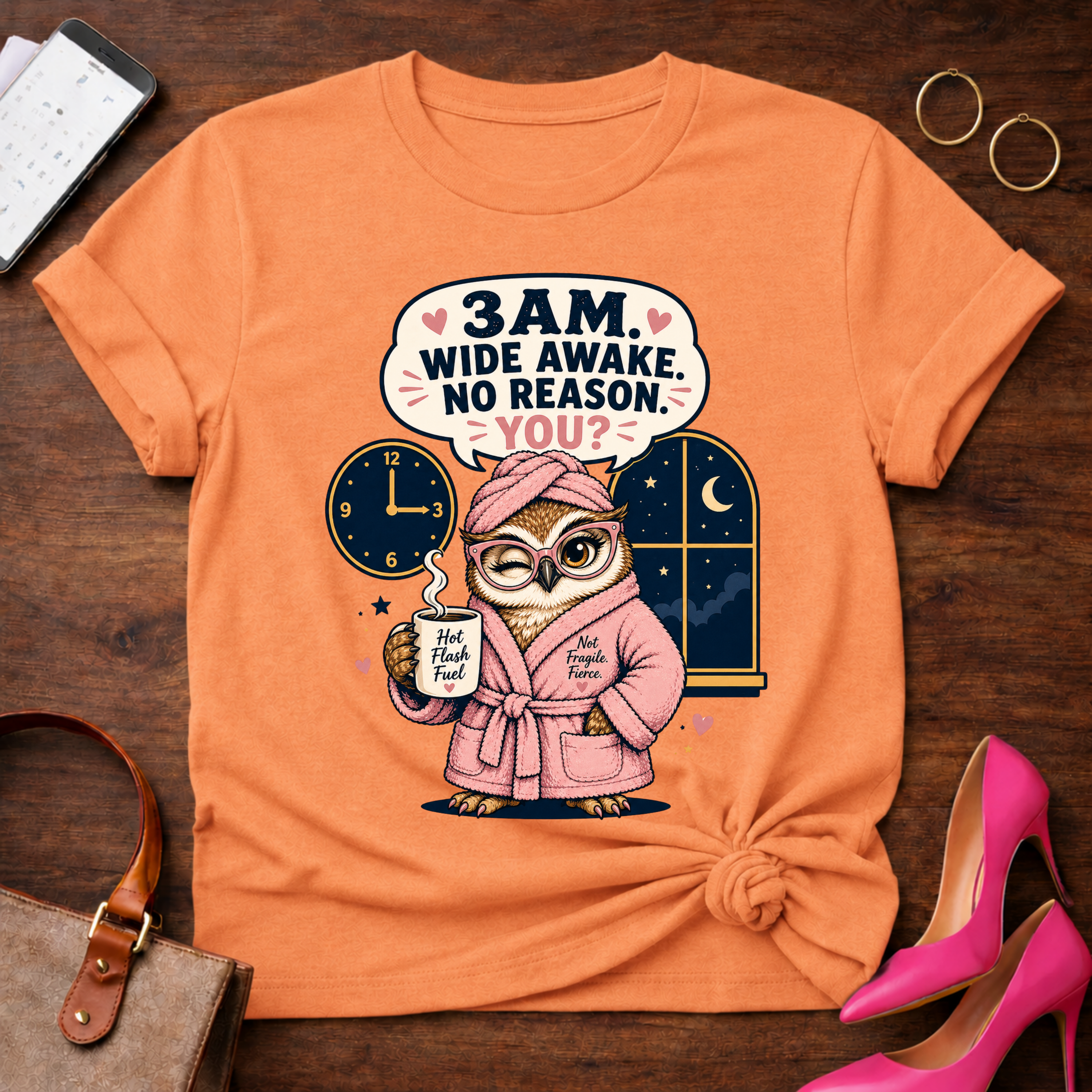 3 AM Wide Awake. No Reason. You? Graphic T-Shirt