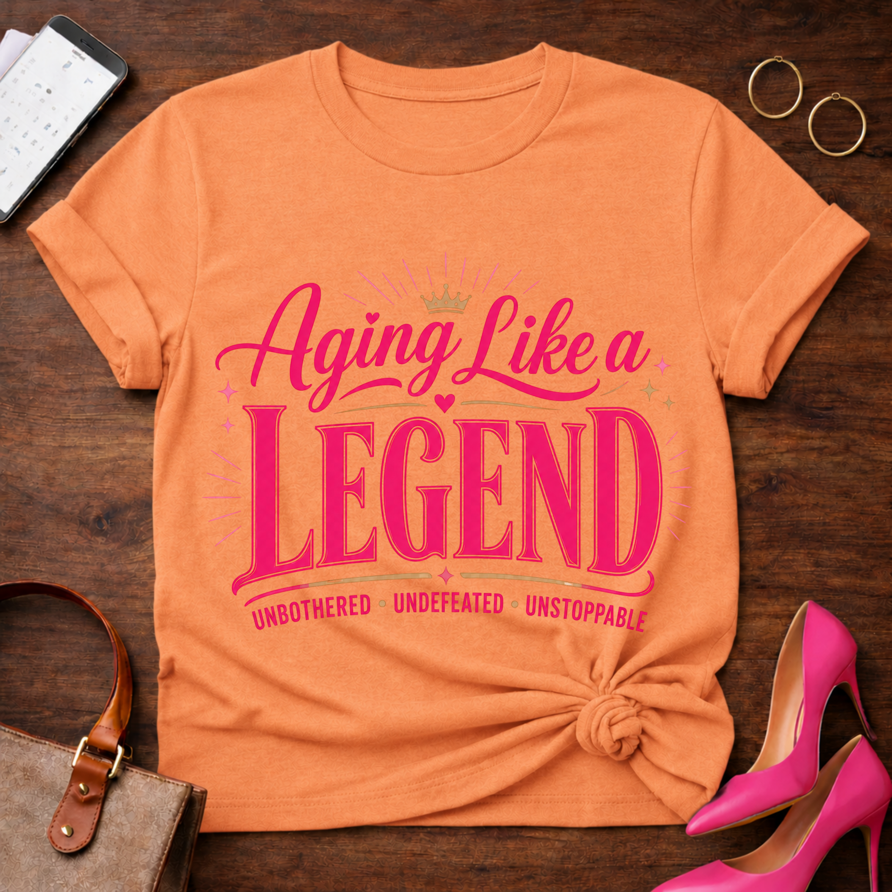 Aging Like A Legend Graphic T-Shirt