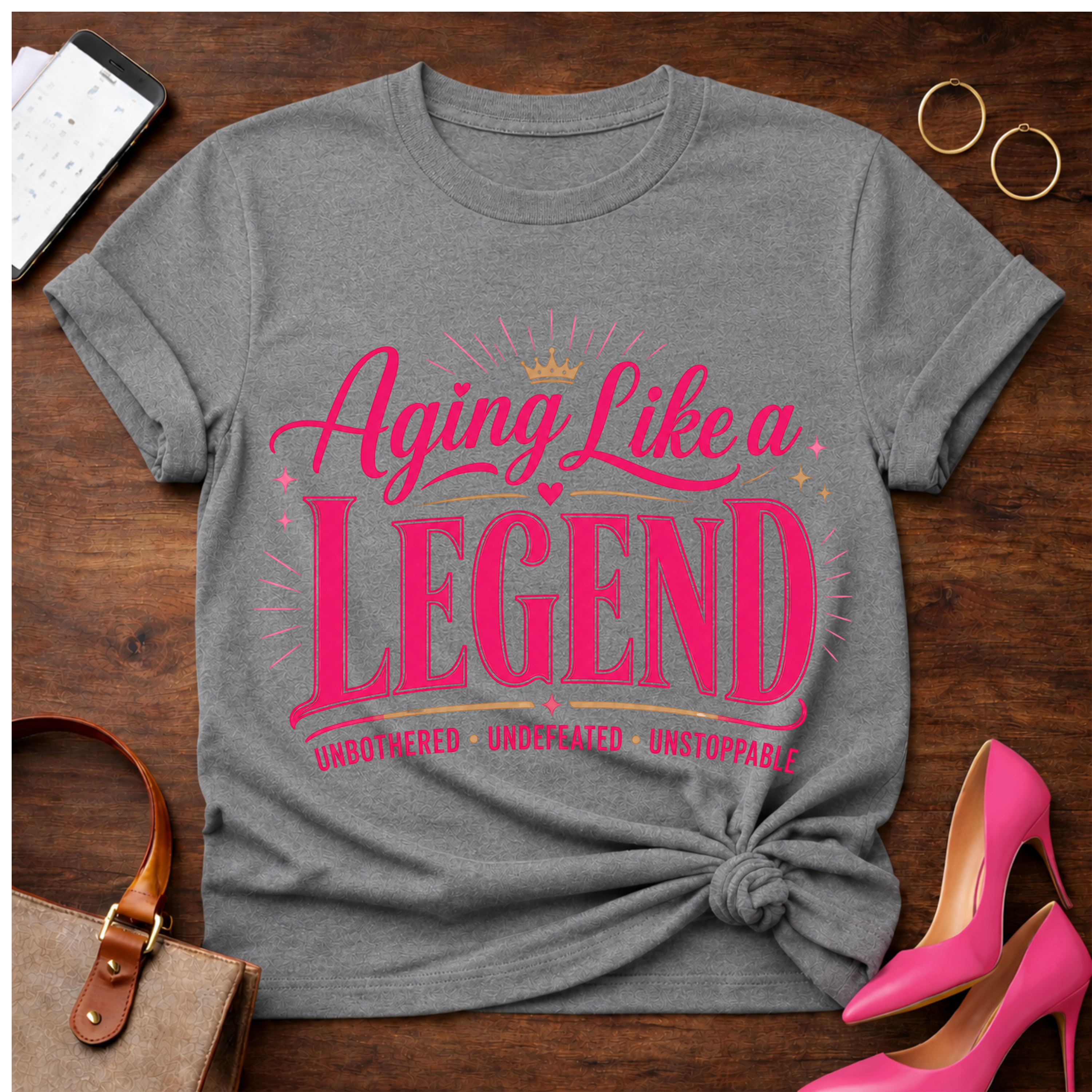 Aging Like A Legend Graphic T-Shirt
