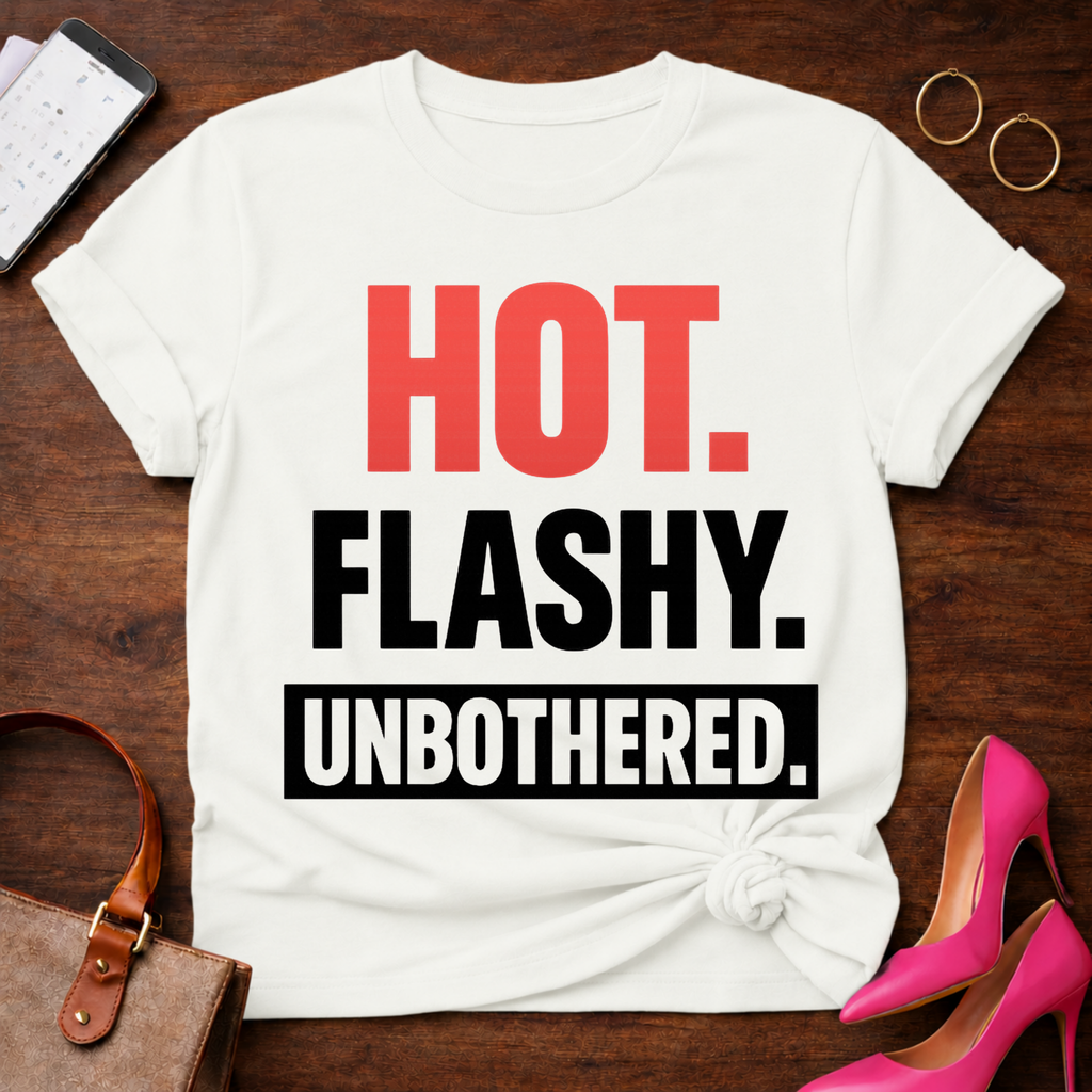 HOT. FLASHY. UNBOTHERED Graphic T-Shirt