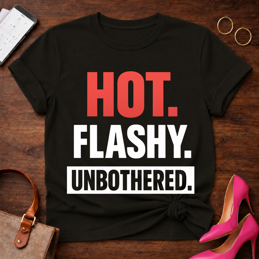 HOT. FLASHY. UNBOTHERED Graphic T-Shirt