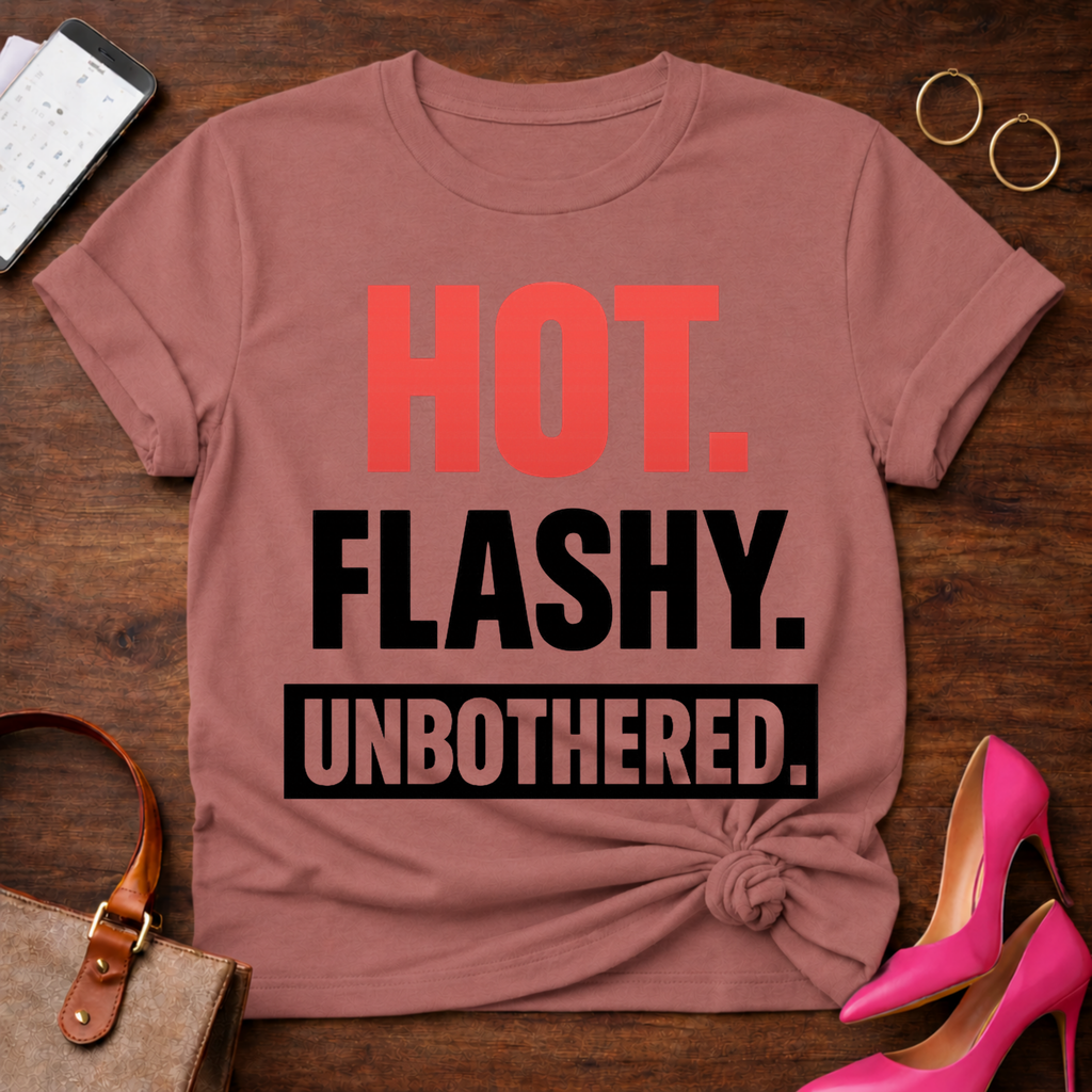 HOT. FLASHY. UNBOTHERED Graphic T-Shirt