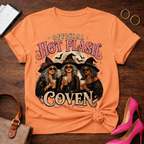 Copy of Copy of T-Shirt — "Official Hot Flash Coven" Vintage Quote Tee