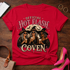 Copy of Copy of T-Shirt — "Official Hot Flash Coven" Vintage Quote Tee