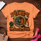 Copy of T-Shirt — "My Internal Thermostat is Haunted." Vintage Quote Tee