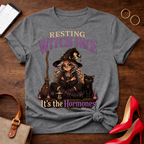 Copy of Copy of T-Shirt — "Resting Witch Face. It's The Hormones" Vintage Quote Tee