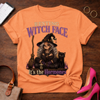 Copy of Copy of T-Shirt — "Resting Witch Face. It's The Hormones" Vintage Quote Tee