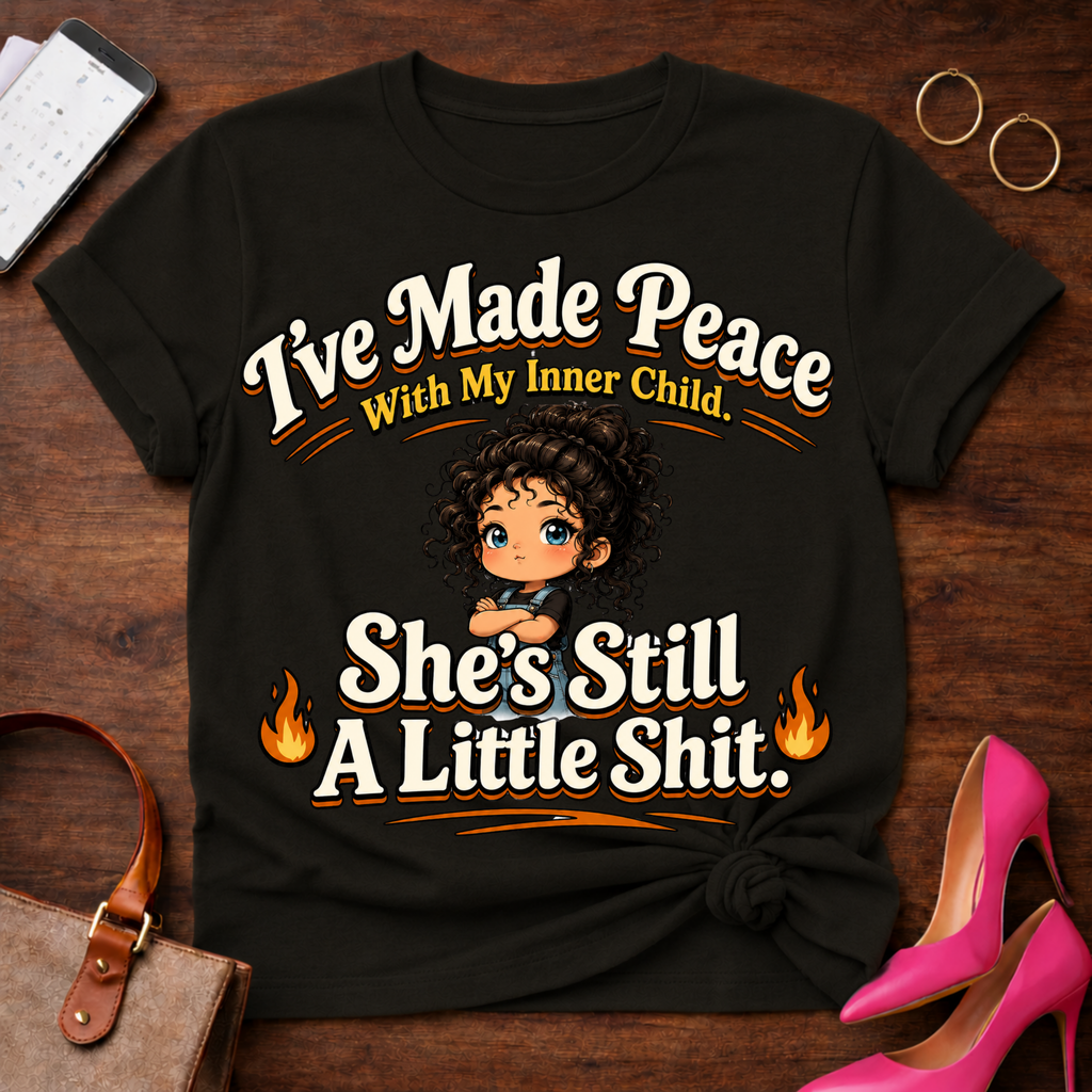 T-Shirt — "Inner Chid" Vintage Quote Tee