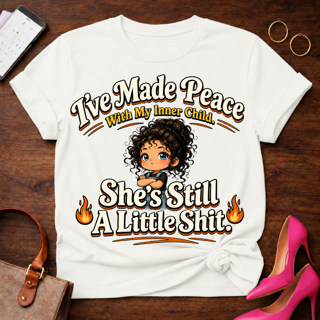 T-Shirt — "Inner Chid" Vintage Quote Tee