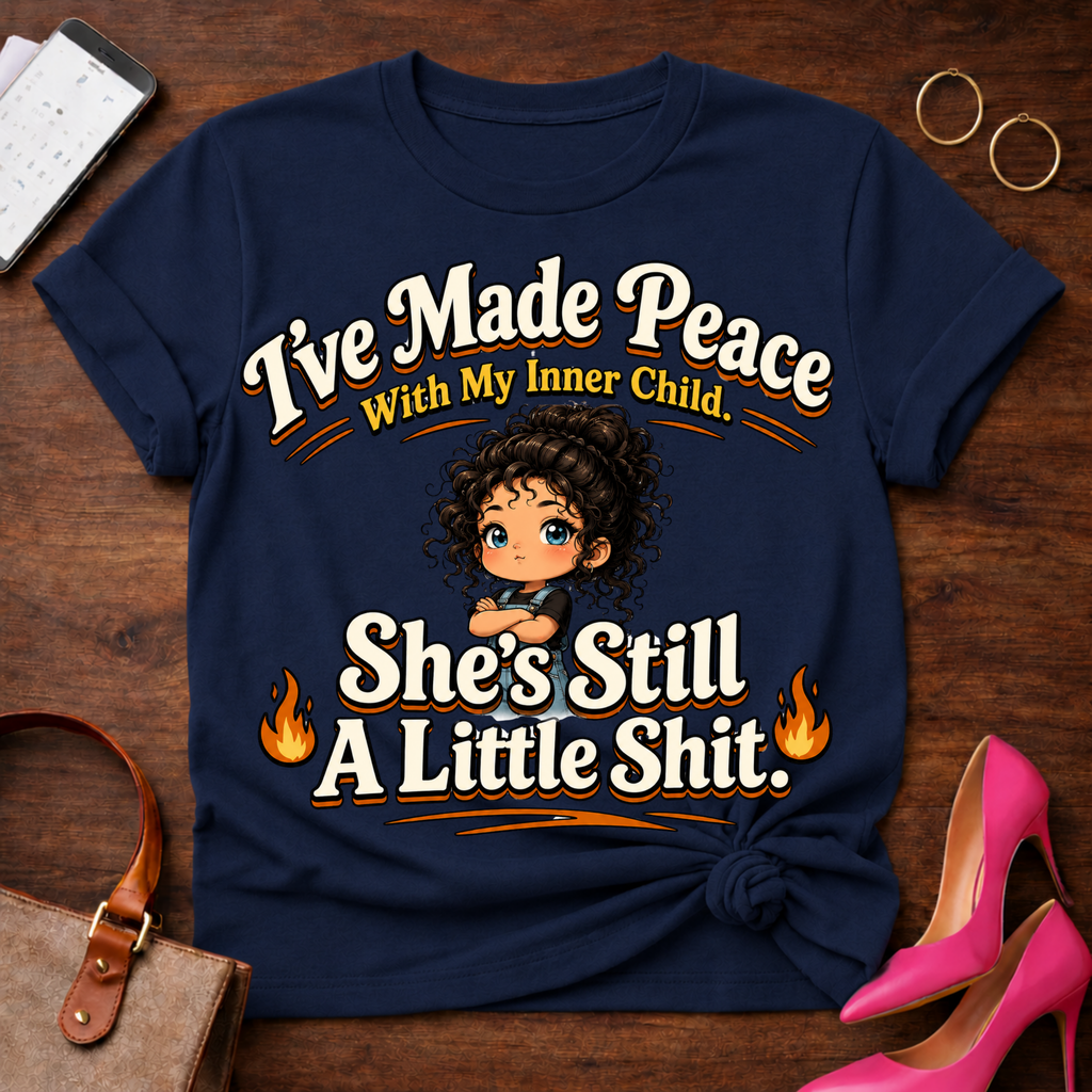 T-Shirt — "Inner Chid" Vintage Quote Tee