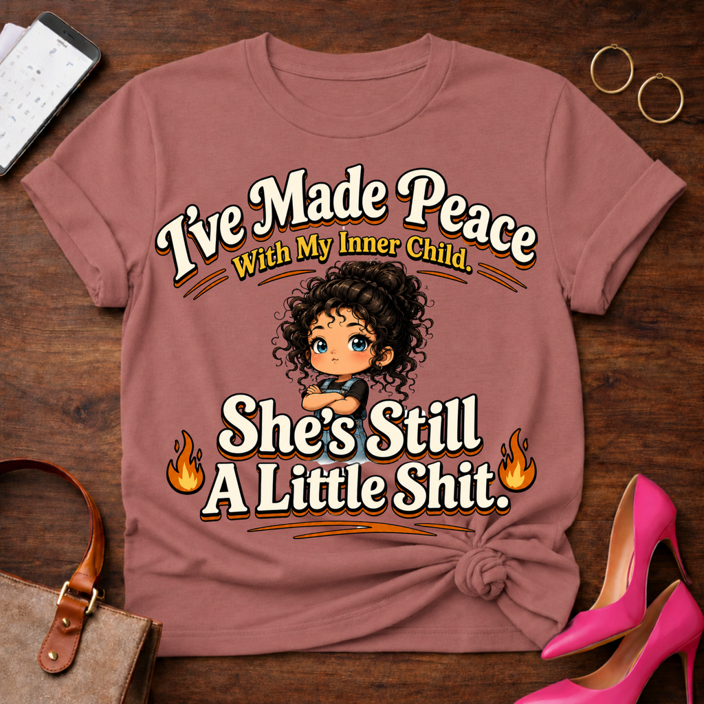 T-Shirt — "Inner Chid" Vintage Quote Tee