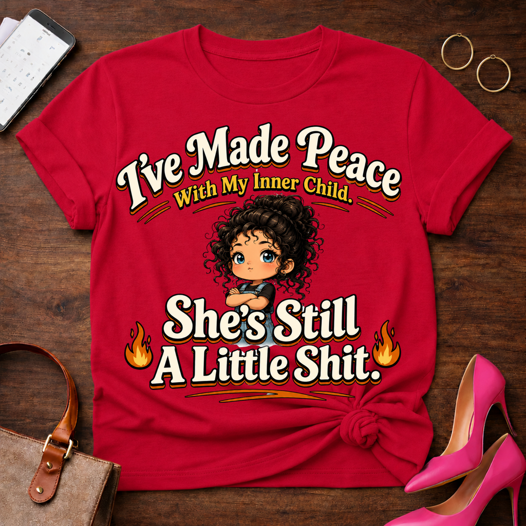 T-Shirt — "Inner Chid" Vintage Quote Tee