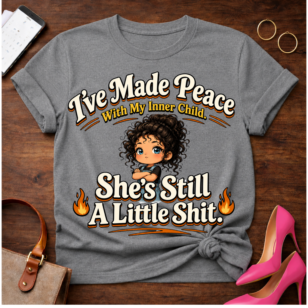 T-Shirt — "Inner Chid" Vintage Quote Tee